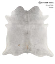 Medium Grey X-Large Brazilian Cowhide Rug 6'11"H x 7'0"W #81778 by Hudson Hides