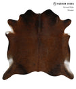 Chocolate X-Large Brazilian Cowhide Rug 6'11"H x 7'0"W #81814 by Hudson Hides