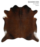 Chocolate X-Large Brazilian Cowhide Rug 6'11"H x 7'0"W #81814 by Hudson Hides