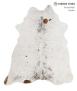 Salt and Pepper Brown Large Brazilian Cowhide Rug 6'3"H x 5'4"W #81865 by Hudson Hides
