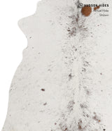 Salt and Pepper Brown Large Brazilian Cowhide Rug 6'3"H x 5'4"W #81865 by Hudson Hides