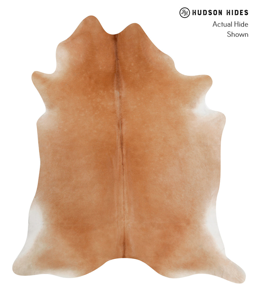 Beige XX-Large Brazilian Cowhide Rug 7'9"H x 6'9"W #81913 by Hudson Hides