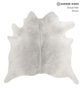 Medium Grey X-Large Brazilian Cowhide Rug 6'7"H x 6'10"W #81934 by Hudson Hides
