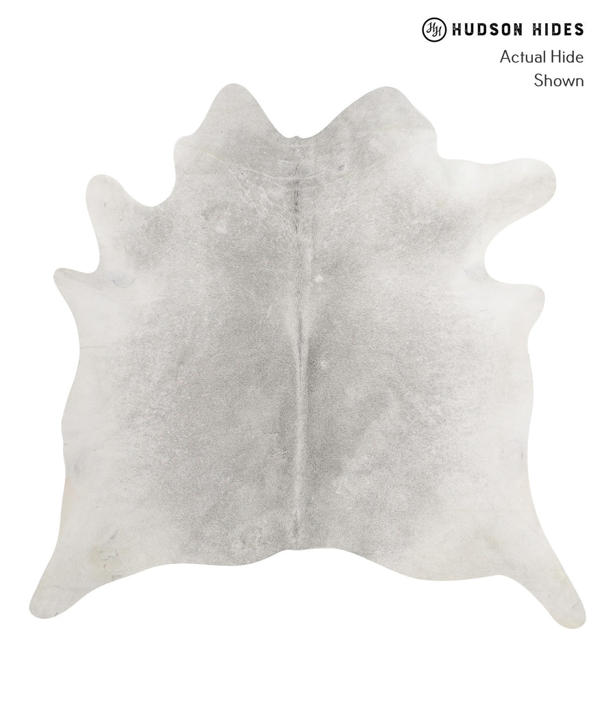 Medium Grey X-Large Brazilian Cowhide Rug 6'7"H x 6'10"W #81934 by Hudson Hides