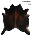 Chocolate X-Large Brazilian Cowhide Rug 7'1"H x 6'9"W #81957 by Hudson Hides