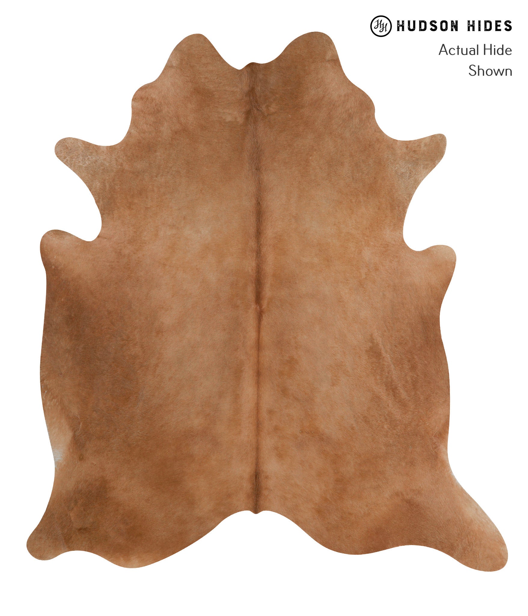Solid Brown Cowhide Rug #81970