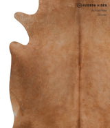Solid Brown X-Large Brazilian Cowhide Rug 7'5"H x 6'8"W #81970 by Hudson Hides