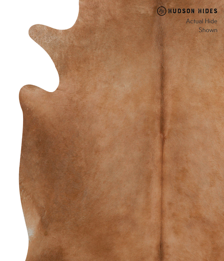 Solid Brown X-Large Brazilian Cowhide Rug 7'5"H x 6'8"W #81970 by Hudson Hides