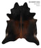 Chocolate XX-Large Brazilian Cowhide Rug 7'11