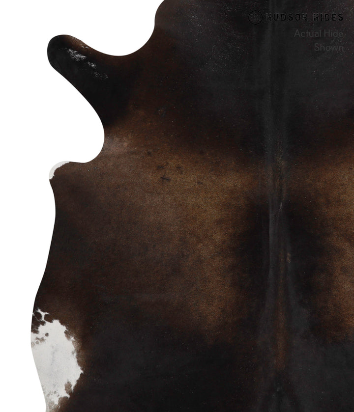 Chocolate X-Large Brazilian Cowhide Rug 6'11"H x 6'8"W #82060 by Hudson Hides