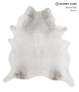 Medium Grey XX-Large Brazilian Cowhide Rug 7'7"H x 6'9"W #82075 by Hudson Hides