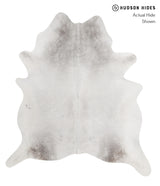 Medium Grey XX-Large Brazilian Cowhide Rug 7'7"H x 6'9"W #82075 by Hudson Hides