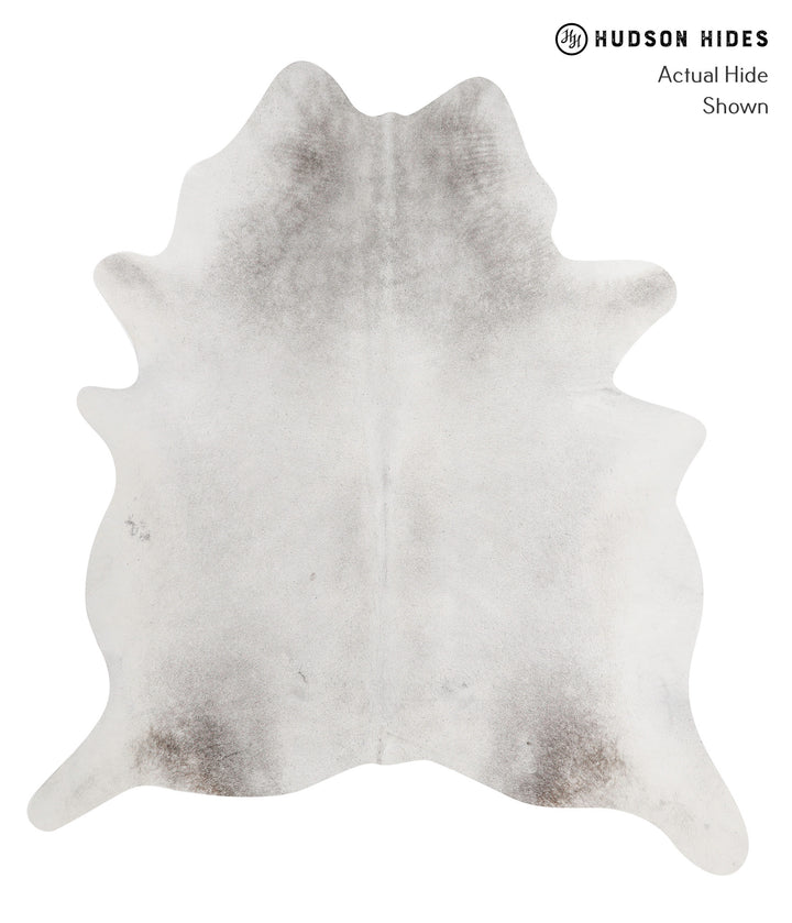 Medium Grey XX-Large Brazilian Cowhide Rug 7'7"H x 6'9"W #82075 by Hudson Hides