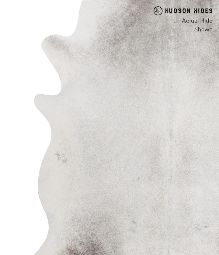 Medium Grey XX-Large Brazilian Cowhide Rug 7'7"H x 6'9"W #82075 by Hudson Hides