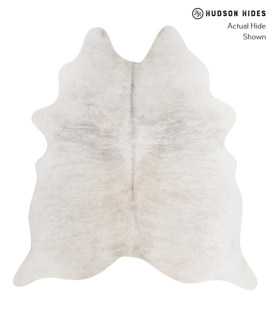 Grey Brindle X-Large Brazilian Cowhide Rug 6'8"H x 6'2"W #82082 by Hud