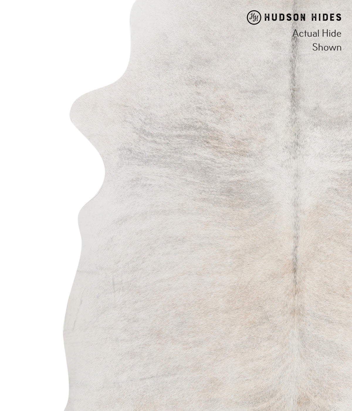 Grey Brindle X-Large Brazilian Cowhide Rug 6'8"H x 6'2"W #82082 by Hudson Hides