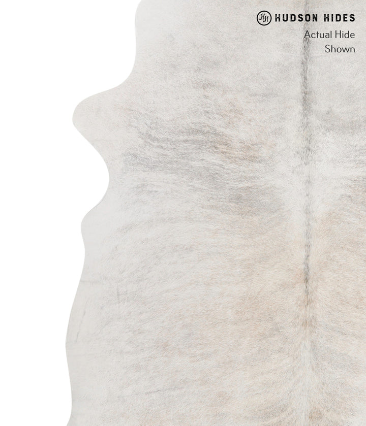 Grey Brindle X-Large Brazilian Cowhide Rug 6'8"H x 6'2"W #82082 by Hudson Hides