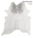 Medium Grey XX-Large Brazilian Cowhide Rug 7'8"H x 6'8"W #82088 by Hudson Hides