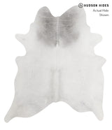 Medium Grey XX-Large Brazilian Cowhide Rug 7'8"H x 6'8"W #82088 by Hudson Hides