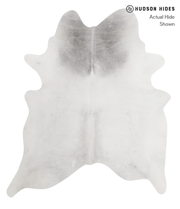 Medium Grey XX-Large Brazilian Cowhide Rug 7'8"H x 6'8"W #82088 by Hudson Hides