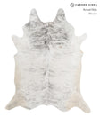 Grey Brindle X-Large Brazilian Cowhide Rug 7'4"H x 6'1"W #82096 by Hudson Hides