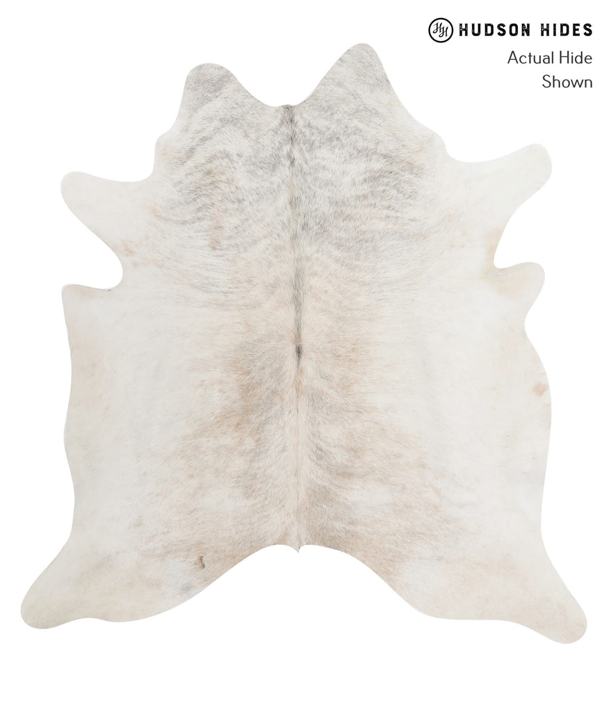 Grey Brindle X-Large Brazilian Cowhide Rug 6'8"H x 6'3"W #82114 by Hudson Hides