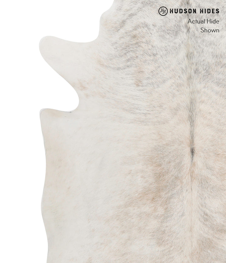 Grey Brindle X-Large Brazilian Cowhide Rug 6'8"H x 6'3"W #82114 by Hudson Hides