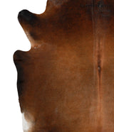 Chocolate X-Large Brazilian Cowhide Rug 6'9"H x 6'2"W #82158 by Hudson Hides
