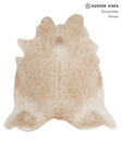Beige X-Large Brazilian Cowhide Rug 6'11"H x 6'8"W #82160 by Hudson Hides