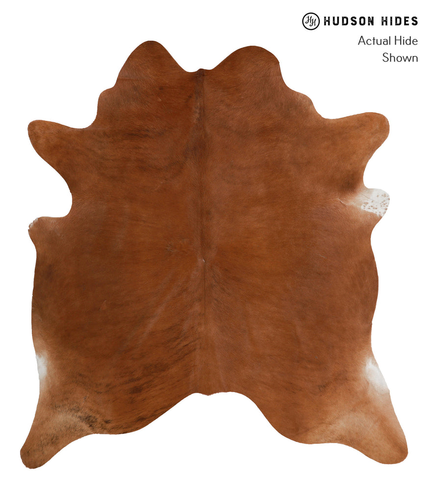 Medium Brindle X-Large Brazilian Cowhide Rug 7'3"H x 6'6"W #82162 by Hudson Hides