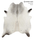 Medium Grey X-Large Brazilian Cowhide Rug 7'5"H x 6'4"W #82163 by Hudson Hides