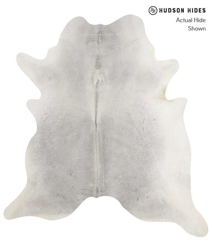 Medium Grey XX-Large Brazilian Cowhide Rug 7'6"H x 6'11"W #82166 by Hudson Hides