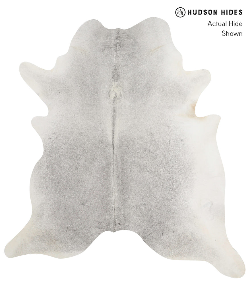 Medium Grey XX-Large Brazilian Cowhide Rug 7'6"H x 6'11"W #82166 by Hudson Hides