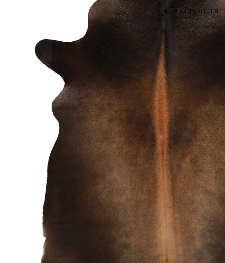 Chocolate X-Large Brazilian Cowhide Rug 7'4"H x 6'0"W #82180 by Hudson Hides