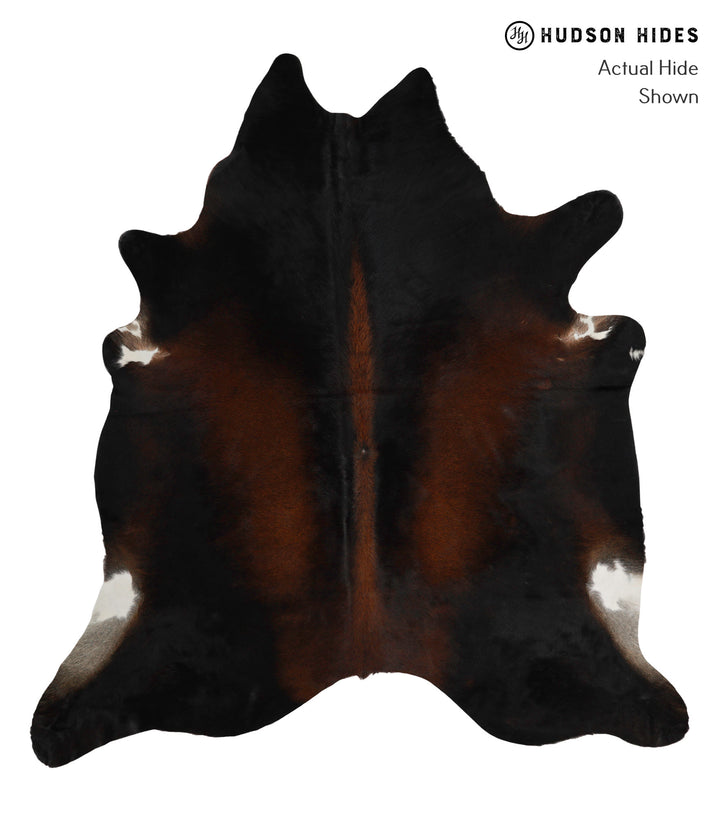 Chocolate XX-Large Brazilian Cowhide Rug 7'4"H x 6'10"W #82244 by Hudson Hides