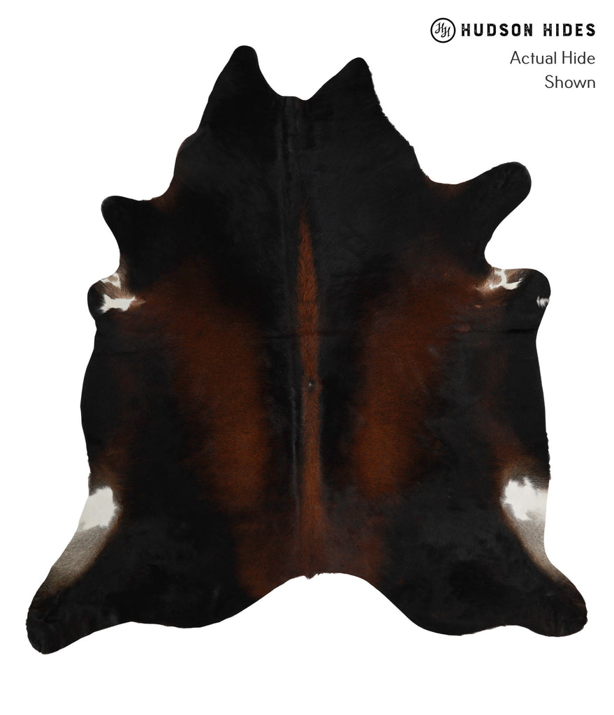 Chocolate XX-Large Brazilian Cowhide Rug 7'4"H x 6'10"W #82244 by Hudson Hides