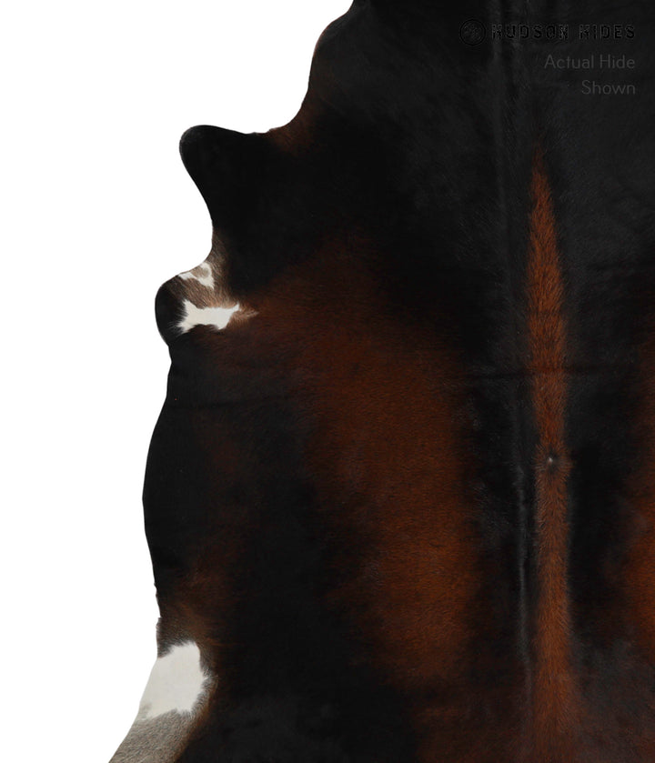 Chocolate XX-Large Brazilian Cowhide Rug 7'4"H x 6'10"W #82244 by Hudson Hides
