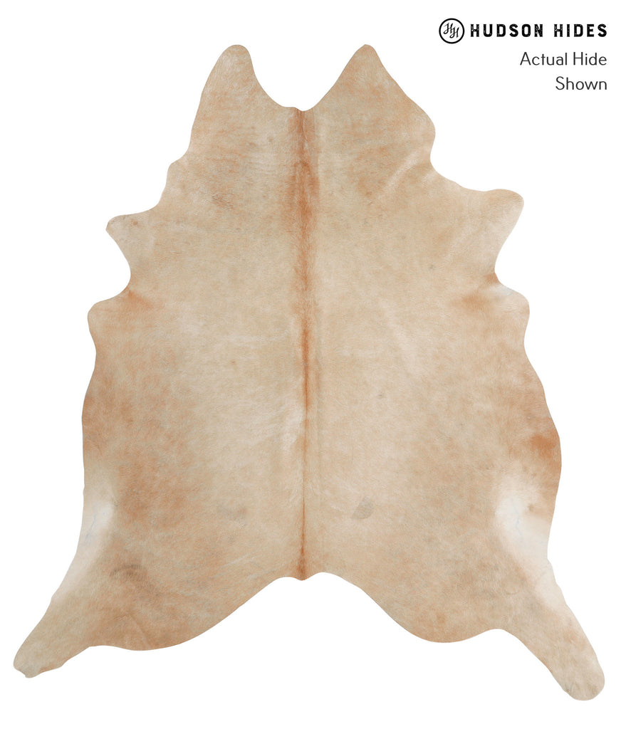 Beige XX-Large Brazilian Cowhide Rug 7'9"H x 7'0"W #82262 by Hudson Hides