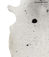 Salt and Pepper Black X-Large Brazilian Cowhide Rug 7'5"H x 5'11"W #82273 by Hudson Hides