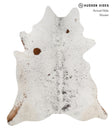 Salt and Pepper Brown XX-Large Brazilian Cowhide Rug 7'8"H x 6'6"W #82299 by Hudson Hides