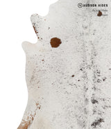 Salt and Pepper Brown XX-Large Brazilian Cowhide Rug 7'8"H x 6'6"W #82299 by Hudson Hides