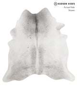 Medium Grey XX-Large Brazilian Cowhide Rug 7'4"H x 7'2"W #82302 by Hudson Hides