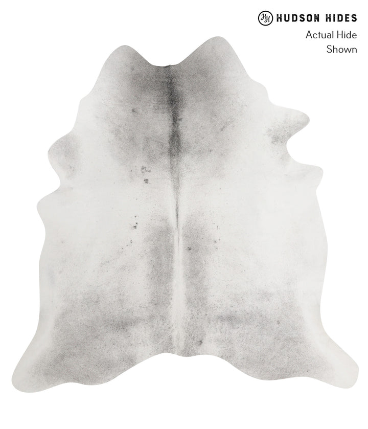 Medium Grey XX-Large Brazilian Cowhide Rug 7'4"H x 7'2"W #82302 by Hudson Hides