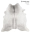 Medium Grey XX-Large Brazilian Cowhide Rug 7'4