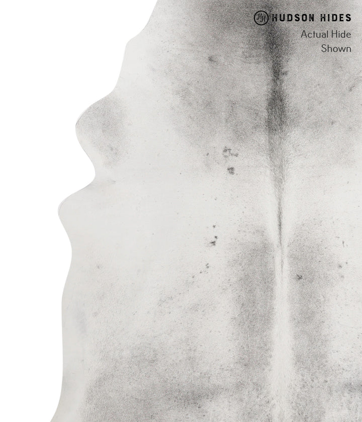 Medium Grey XX-Large Brazilian Cowhide Rug 7'4"H x 7'2"W #82302 by Hudson Hides