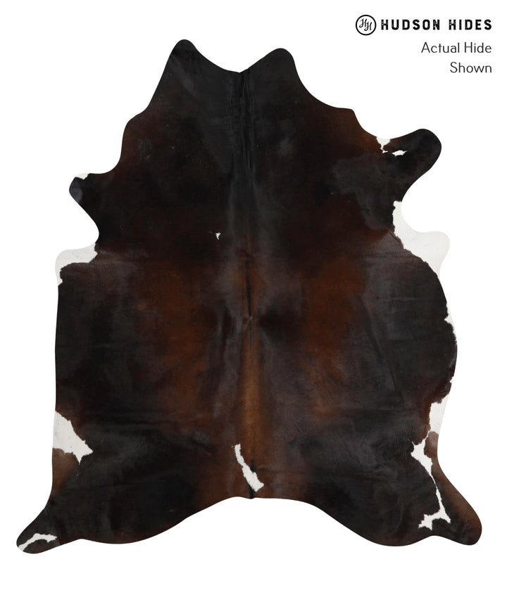 Chocolate X-Large Brazilian Cowhide Rug 7'4"H x 6'8"W #82303 by Hudson Hides
