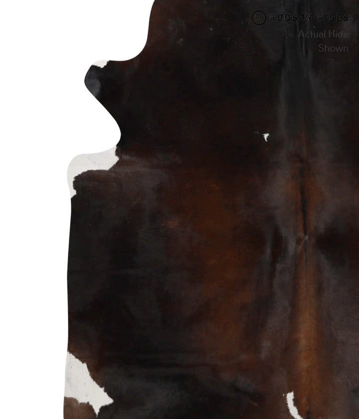 Chocolate X-Large Brazilian Cowhide Rug 7'4"H x 6'8"W #82303 by Hudson Hides