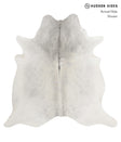 Medium Grey XX-Large Brazilian Cowhide Rug 7'4"H x 7'4"W #82320 by Hudson Hides