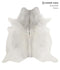 Medium Grey XX-Large Brazilian Cowhide Rug 7'4