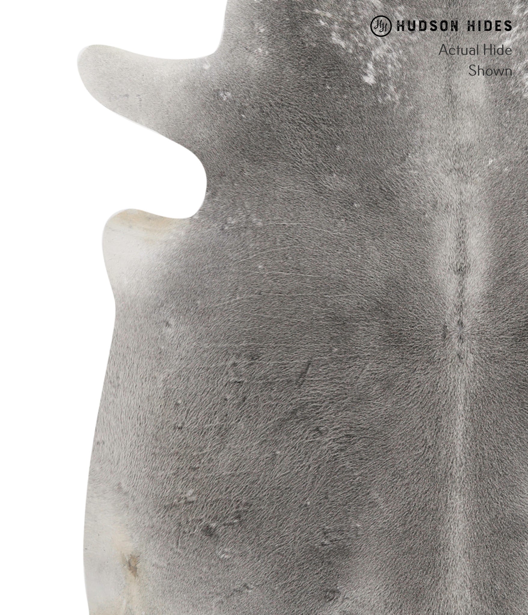 Medium Grey Cowhide Rug #82321